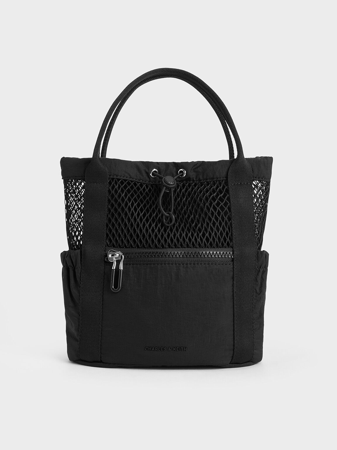 Terra Mesh & Nylon Multi-Way Bag, Noir, hi-res