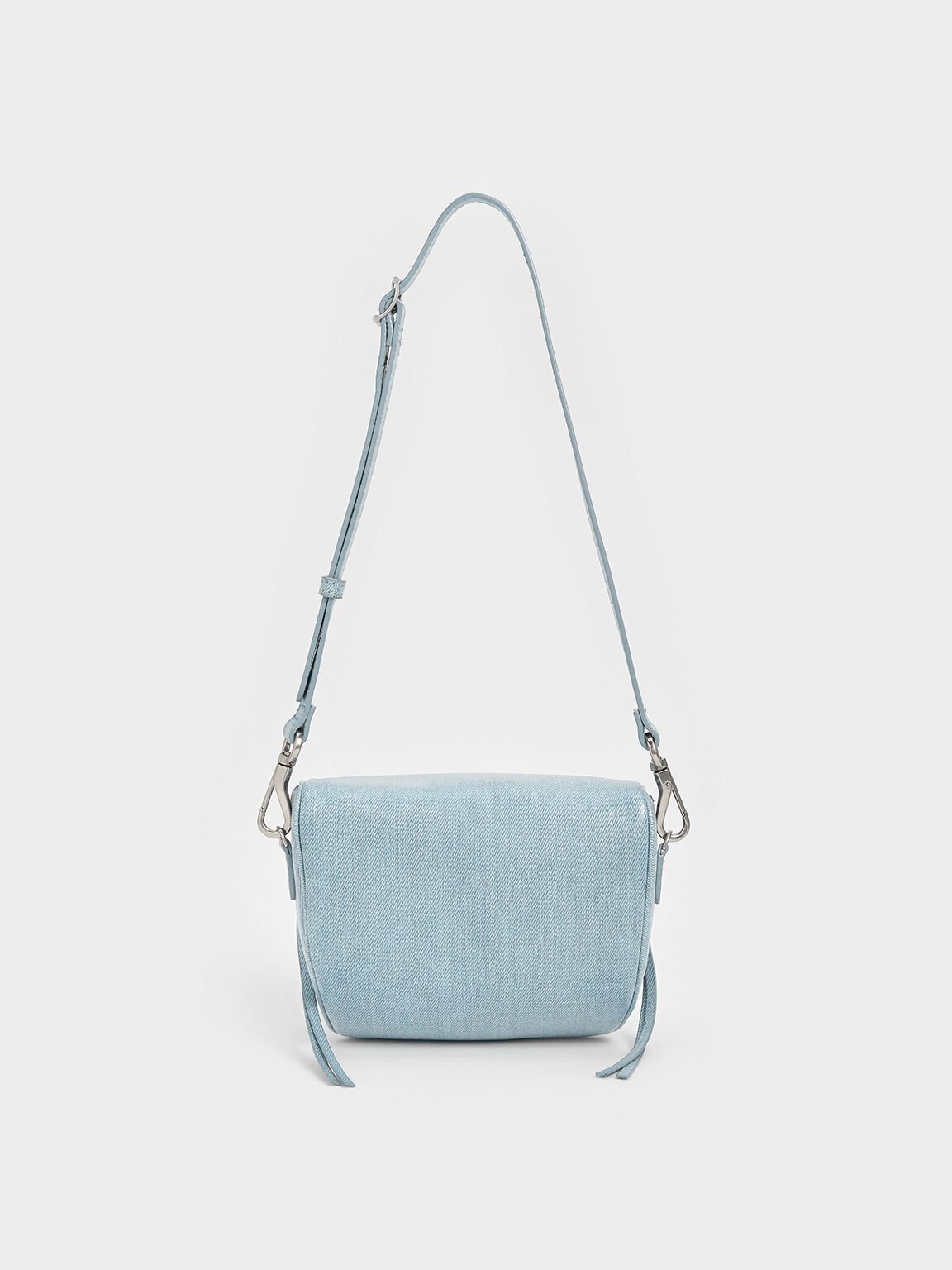 Sac bandoulière multi-poches Xylia, Bleu Denim, hi-res