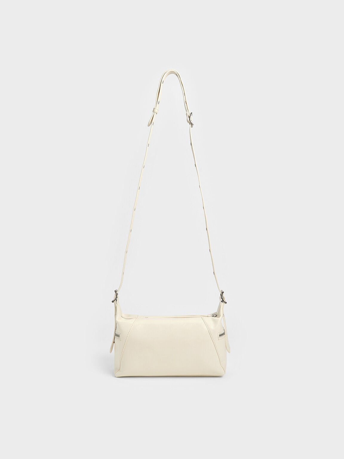 Bolso hobo Xylia, Crema, hi-res