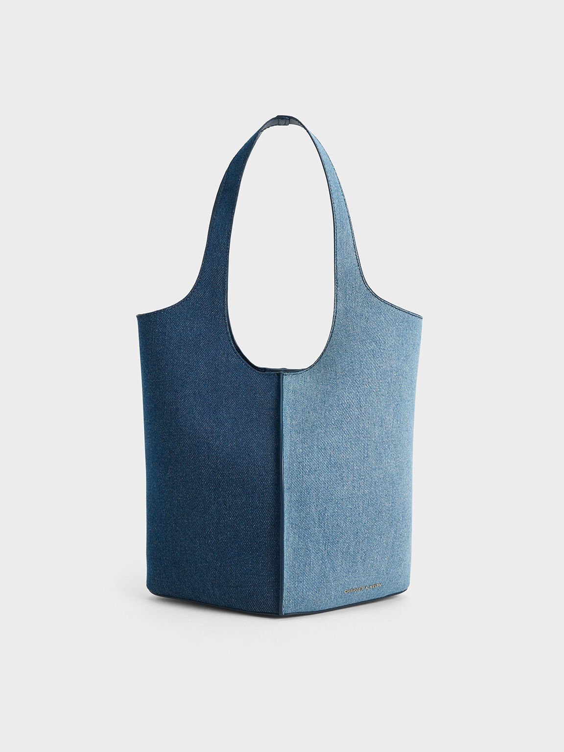 Large Arlys Tote Bag, Denim Blue, hi-res