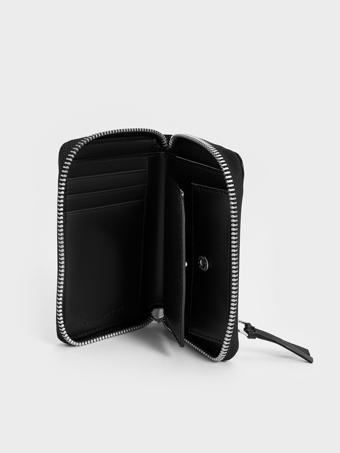 Xylia Zip-Around Wallet, Noir, hi-res