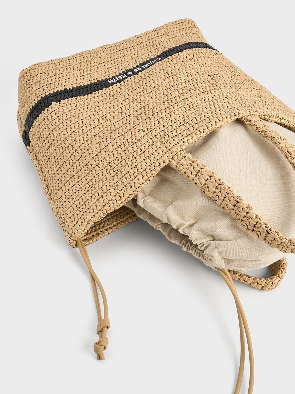 Sac cabas en maille Allegra, Beige, hi-res