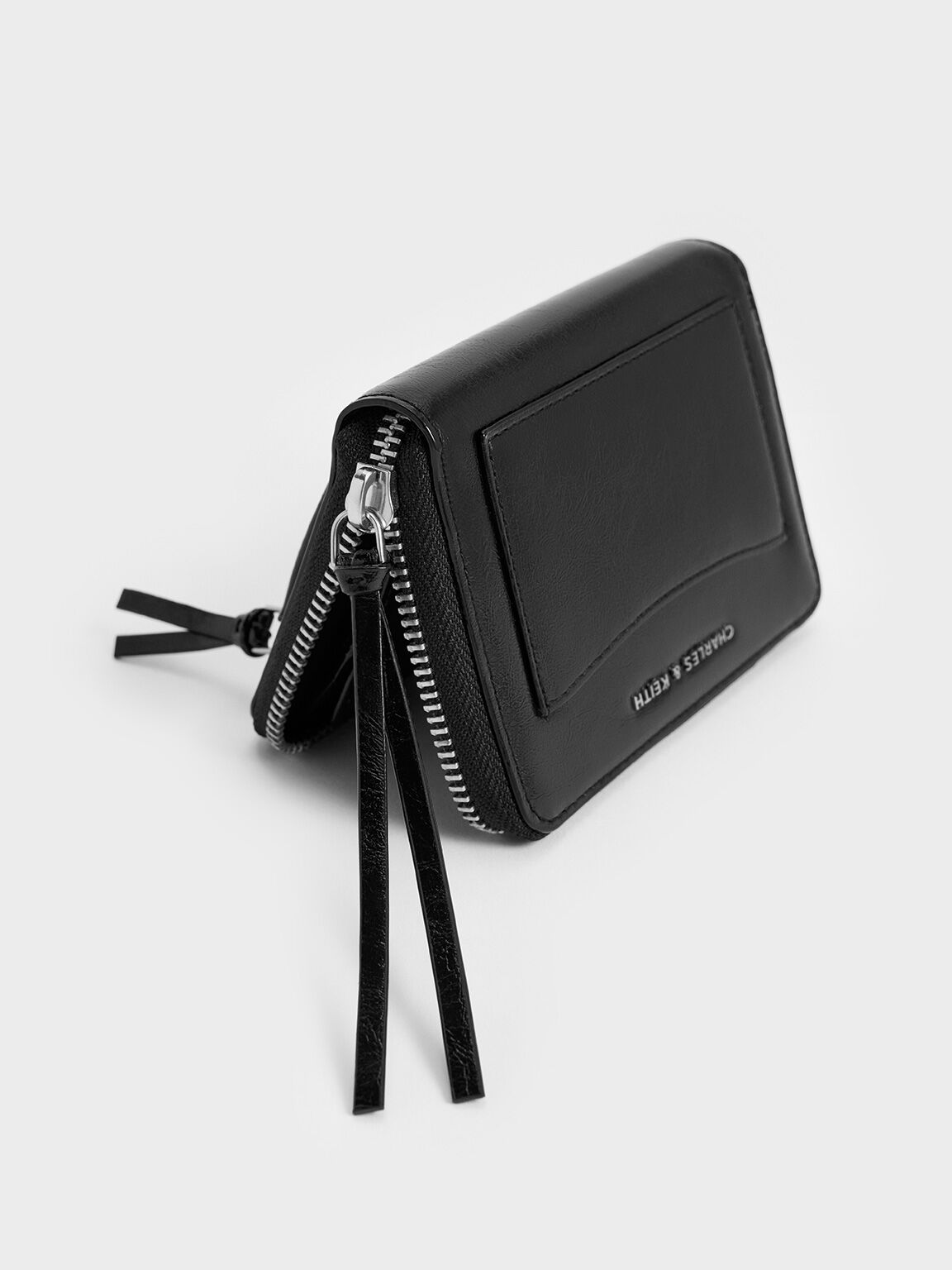 Xylia Zip-Around Wallet, Noir, hi-res