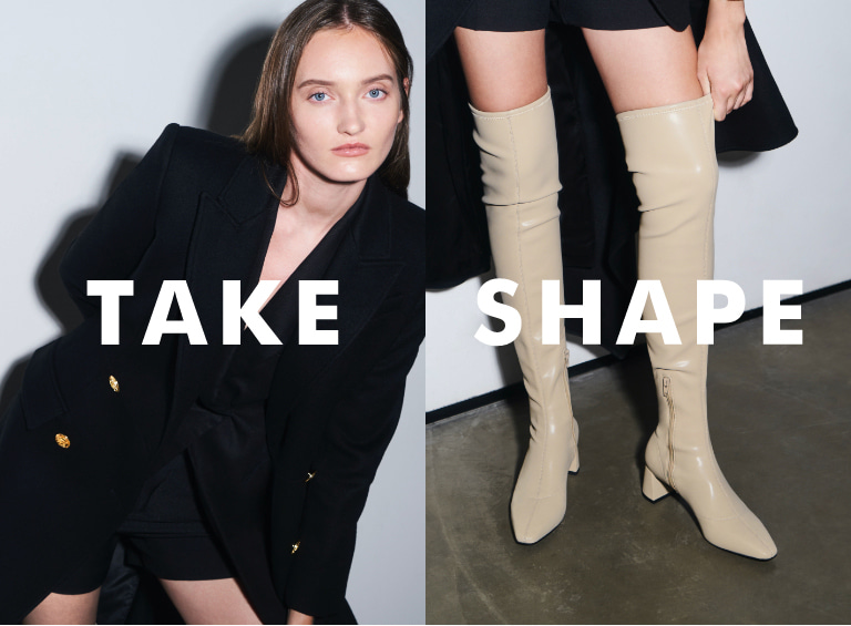 charles and keith thigh high boots