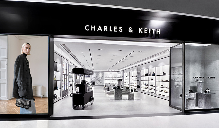 CHARLES & KEITH store at AEON Mall, Sen Sok city