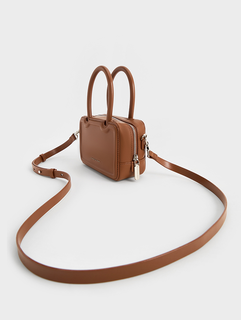 Women’s Perline Elongated Tote Bag in chocolate – CHARLES & KEITH