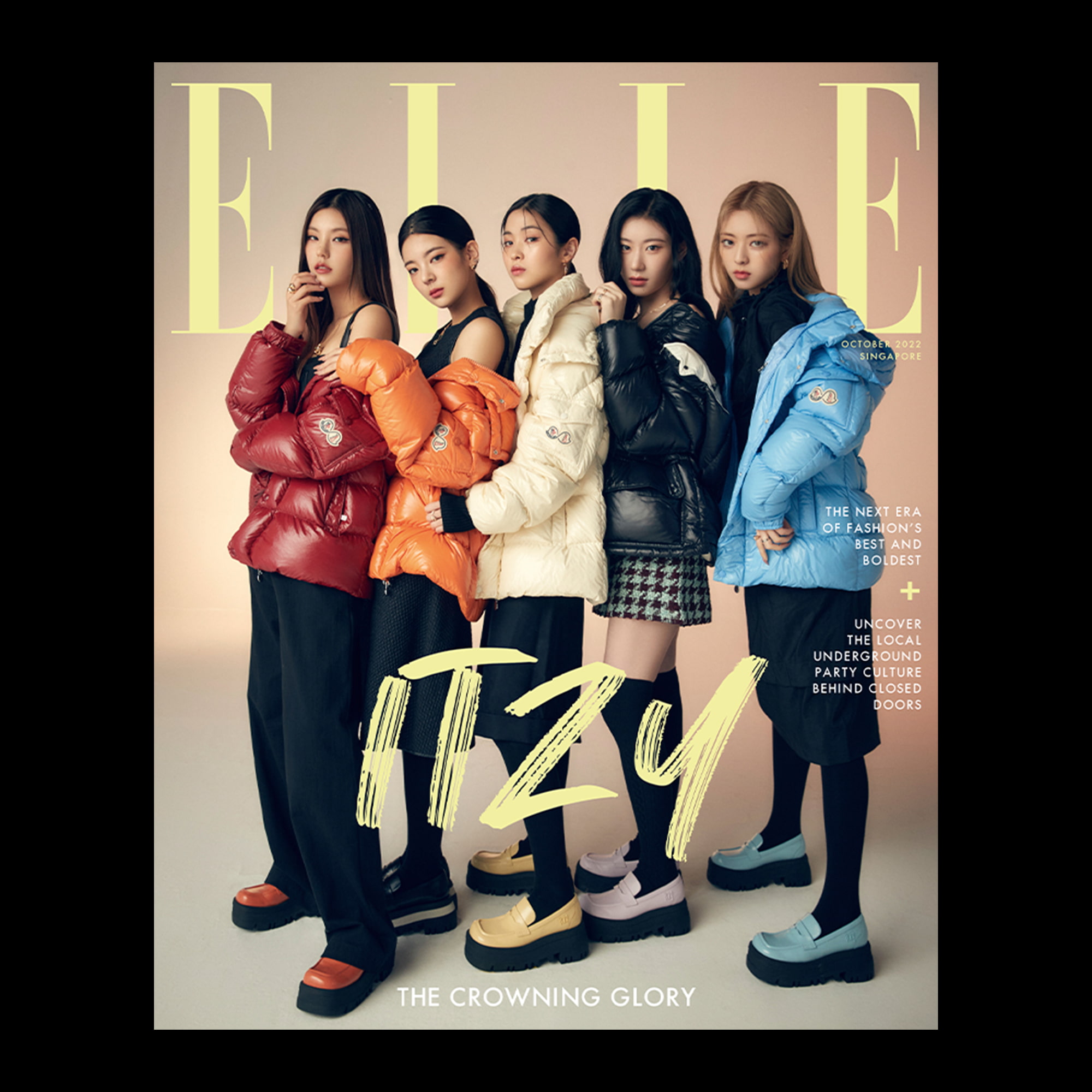 Elle Singapore ITZY Feature | Winter 2022 - CHARLES & KEITH IT