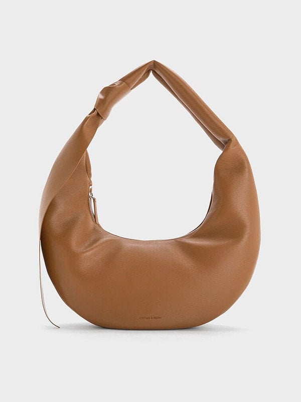 Women's Choco Toni Knotted Crescent Hobo Bag -  CHARLES & KEITH