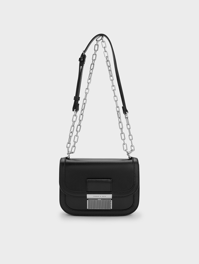 Women’s Charlot Chain Strap Bag in black – CHARLES & KEITH