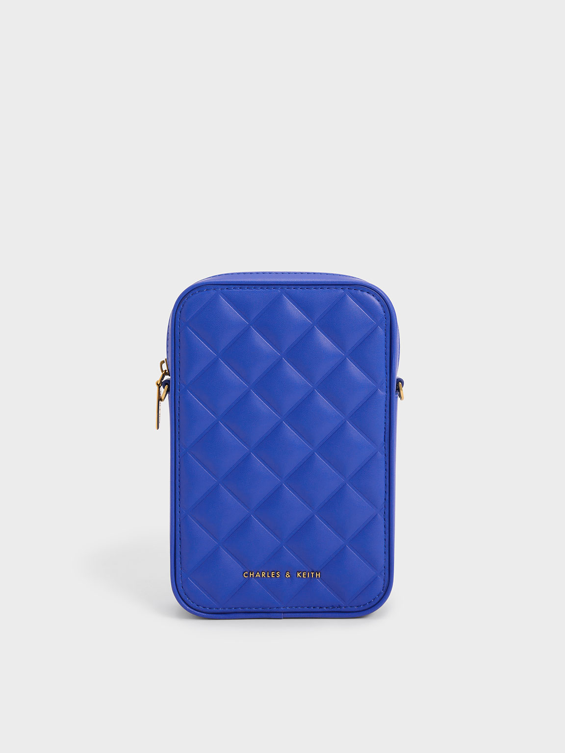 Cerulean Bonnie Padded Phone Pouch CHARLES KEITH