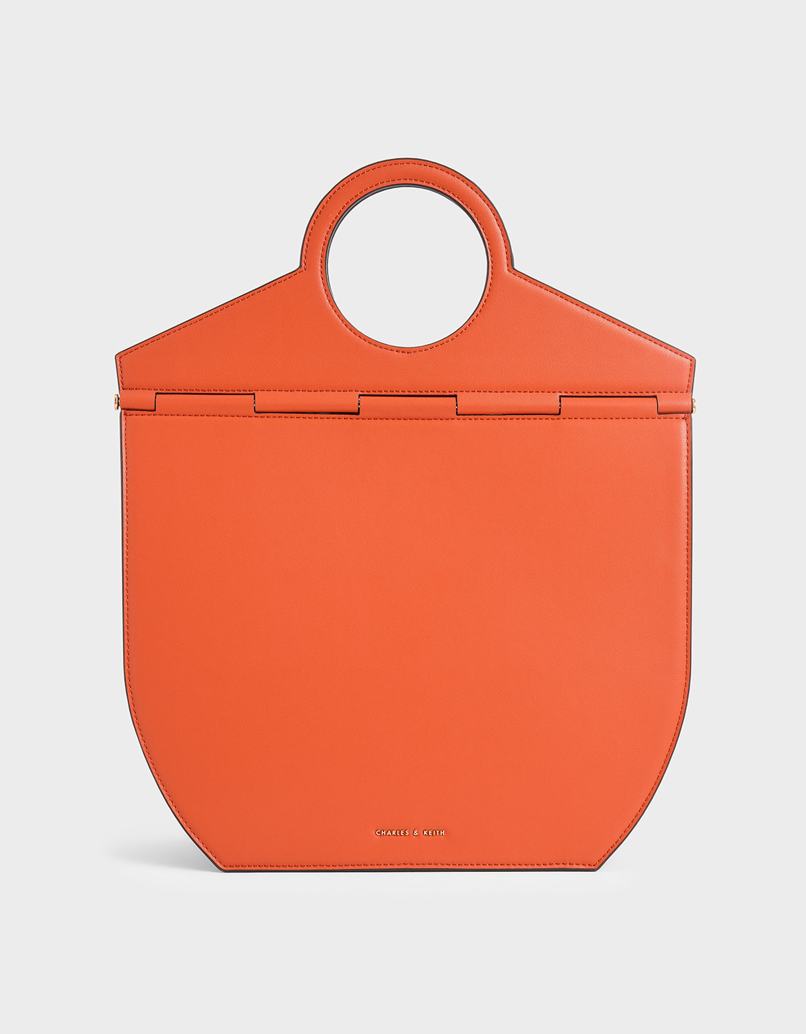 charles and keith orange bag