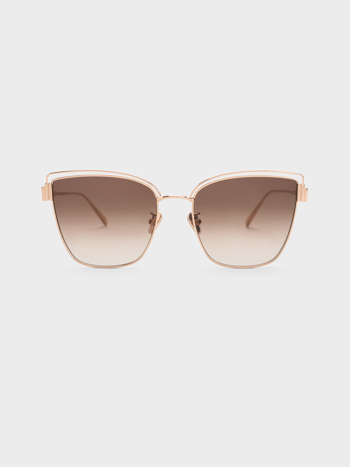 Cat eye rose gold hot sale sunglasses