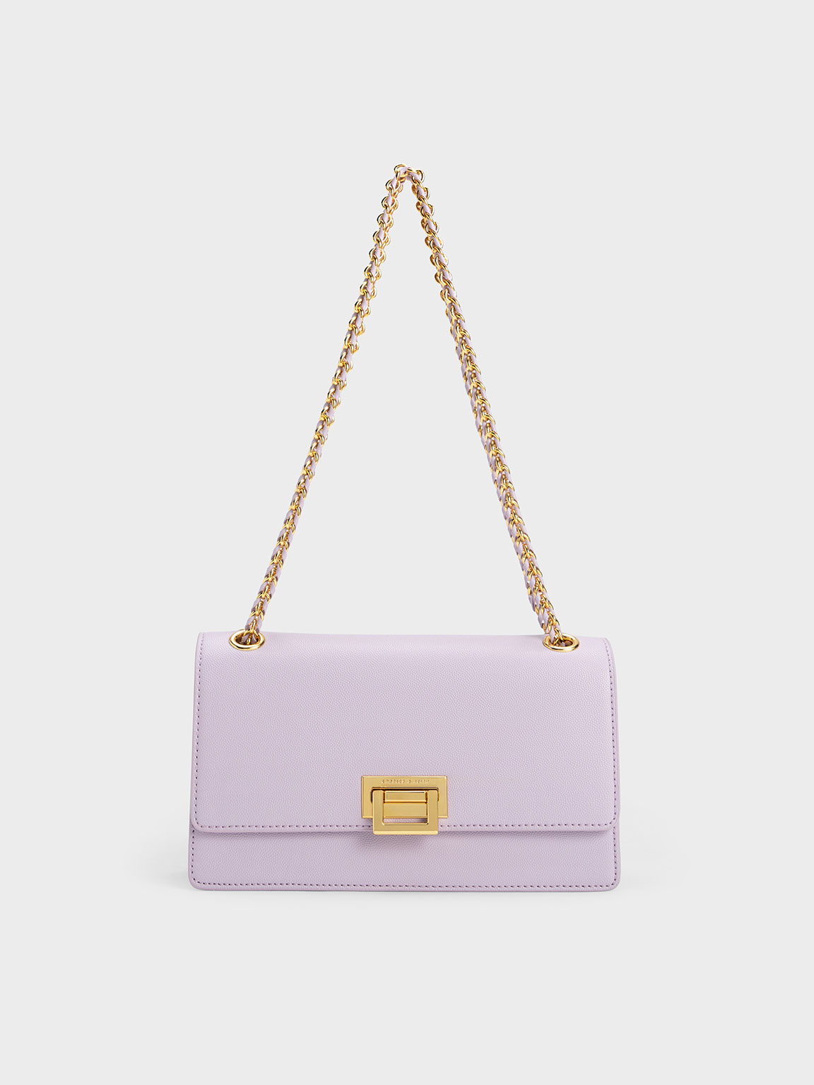 Textured chain handle discount bag