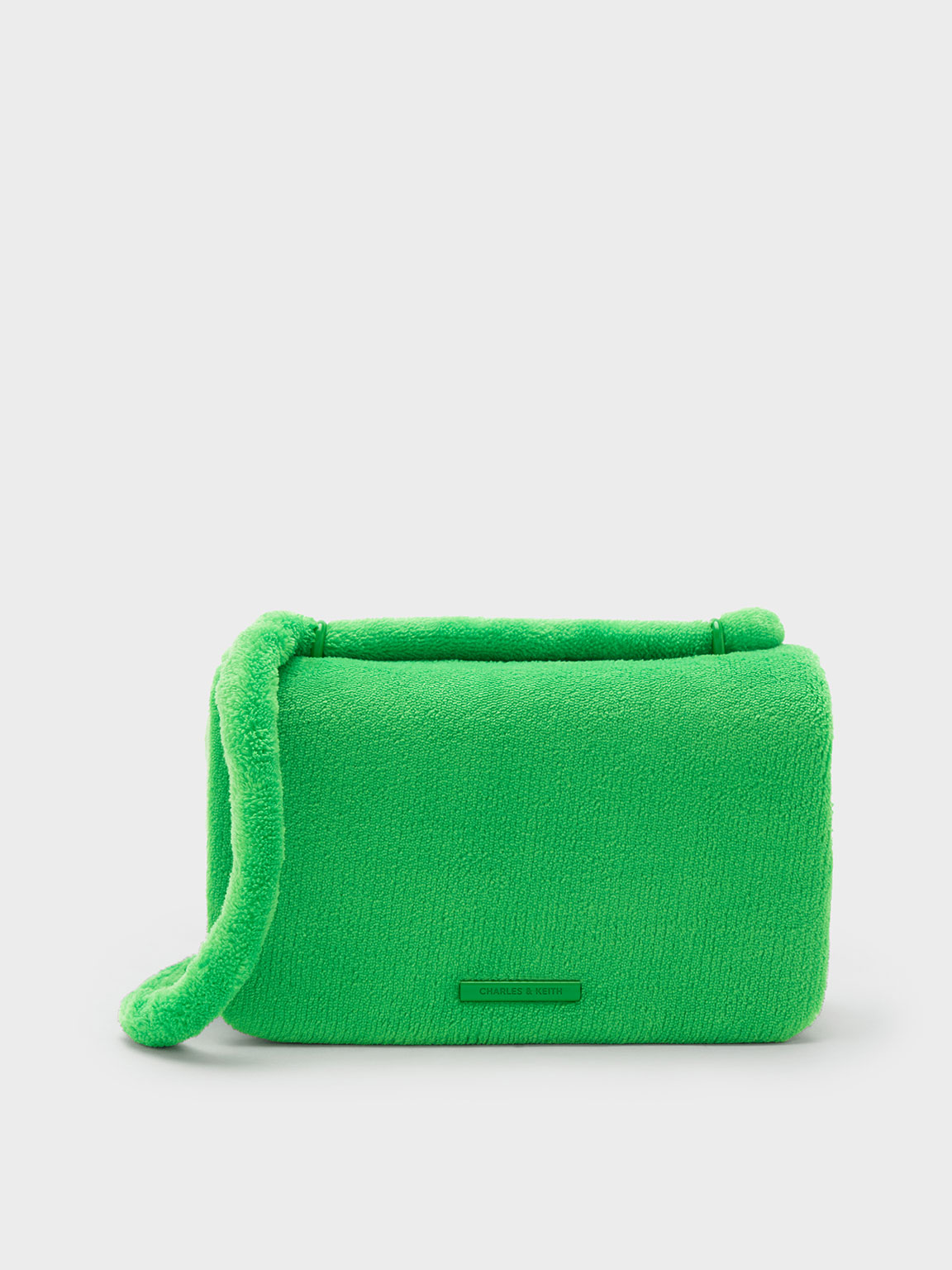 Neon green cheap clutch purse