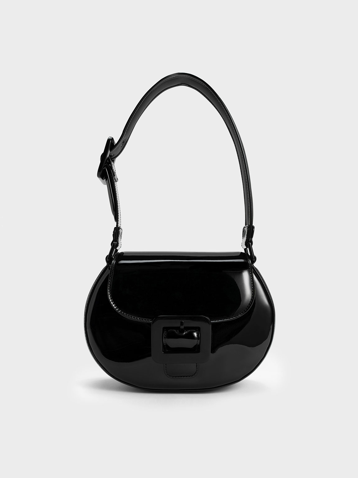 Patent handbag - Black - Ladies | H&M IN